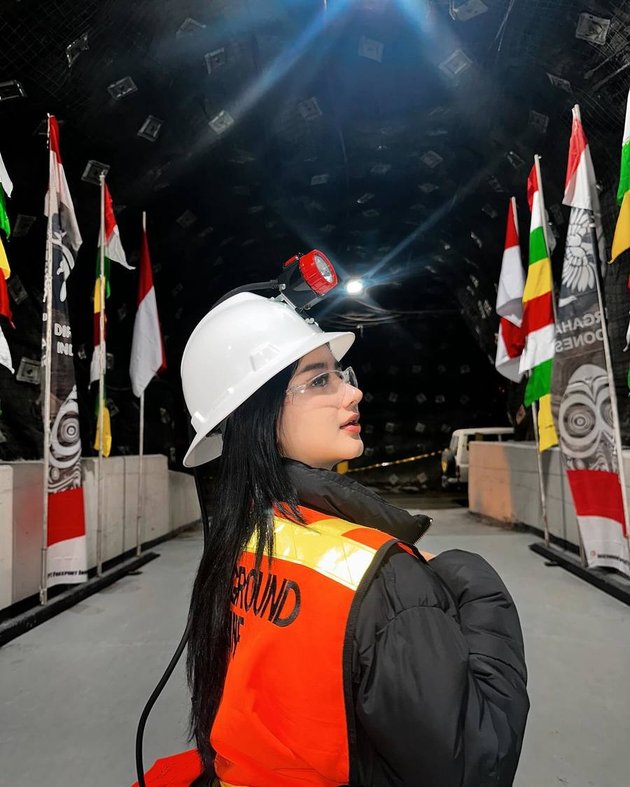 Ghea Youbi Kunjungi Freeport dan Terpesona dengan Tambang Bawah Tanah Terbesar di Dunia